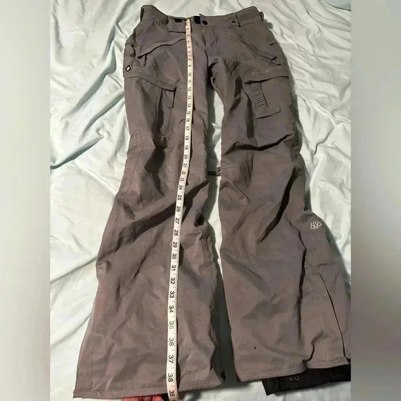 686 Pants Womens XS Gray Smarty Snowboard BOA Cargo Tech Snow Ski Outdoor Winter - Picture 8 of 15